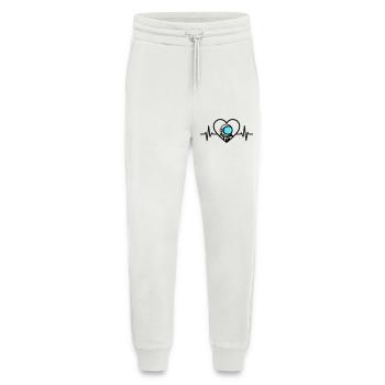 Astronaut Heart Space Travel Cosmos Helmet - Jogging Pants - made by SPREAD  - OFF WHITE - Front