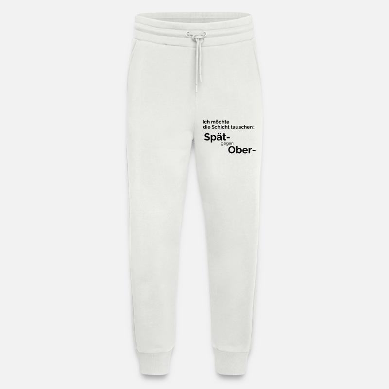Schicht tauschen - Jogginghose - made by SPREAD - OFF WHITE