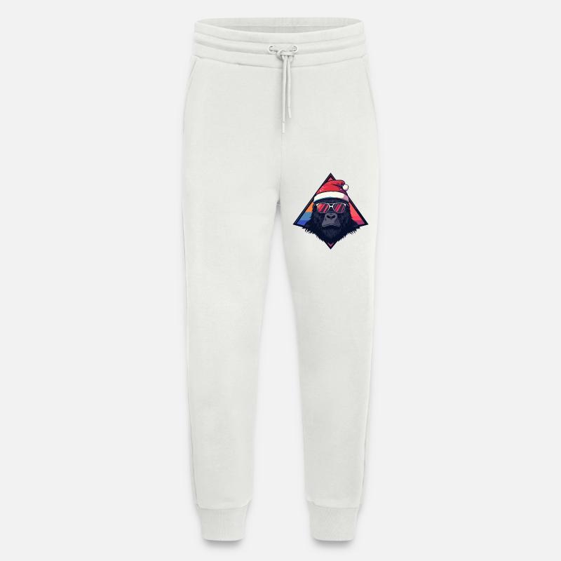 Gorilla Santa Neon Triangle - Jogginghose - made by SPREAD - OFF WHITE