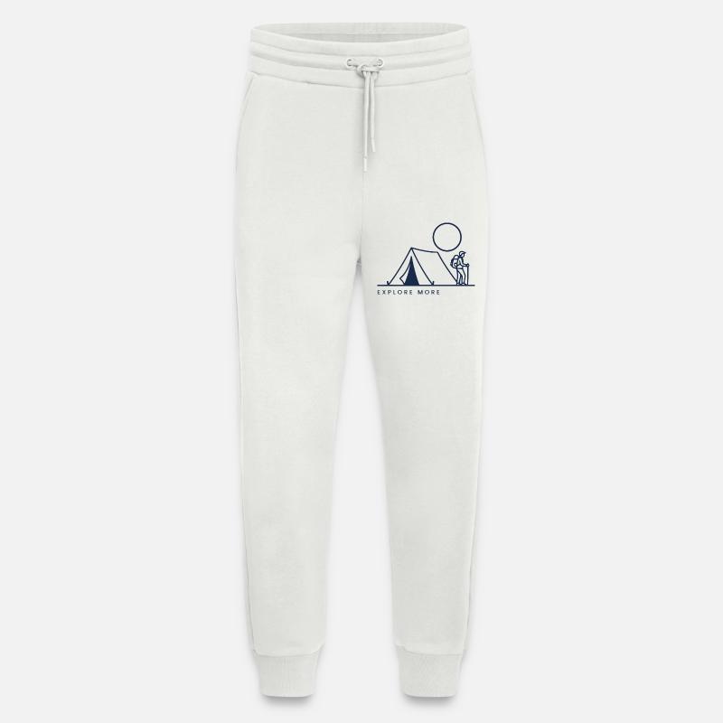 Explore more - Jogging Pants - made by SPREAD  - OFF WHITE