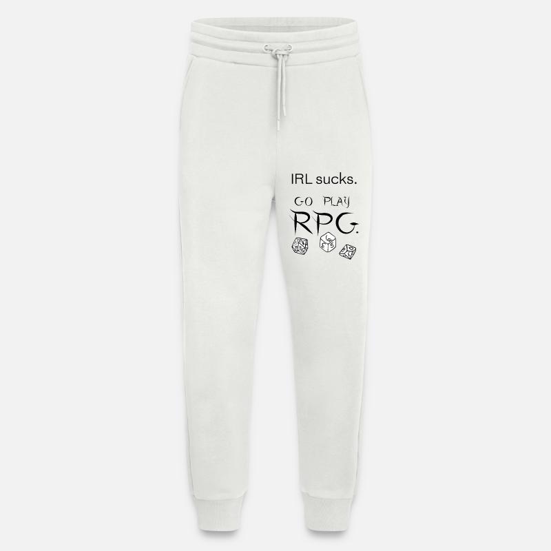 Im echten Leben ist es schrecklich, spiel RPG (schwarz) - Jogginghose - made by SPREAD - OFF WHITE