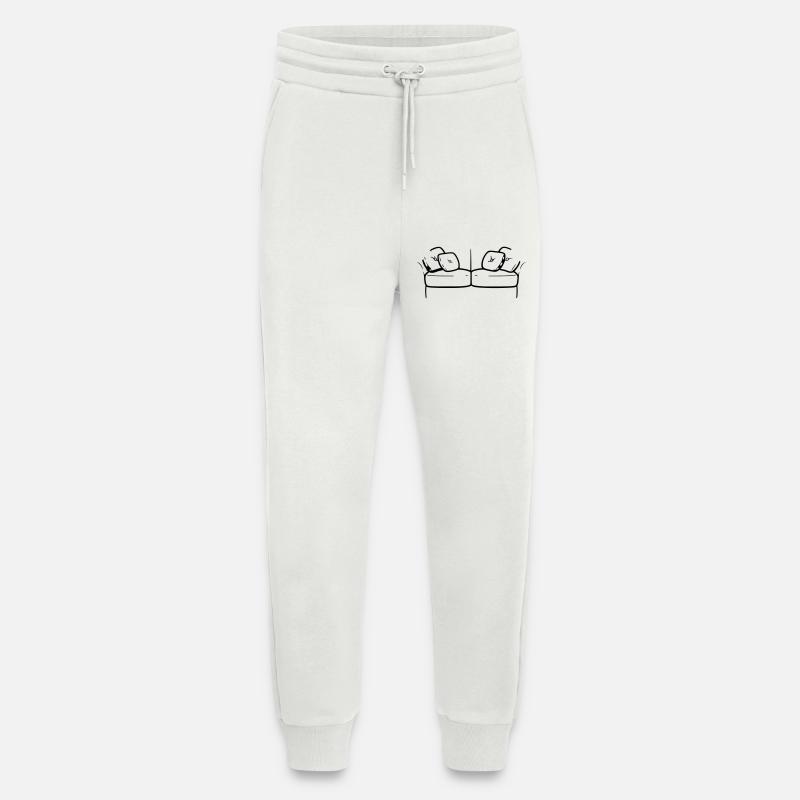 Sofa Couch Silhouette Chill Vector - Jogging Pants - made by SPREAD  - OFF WHITE