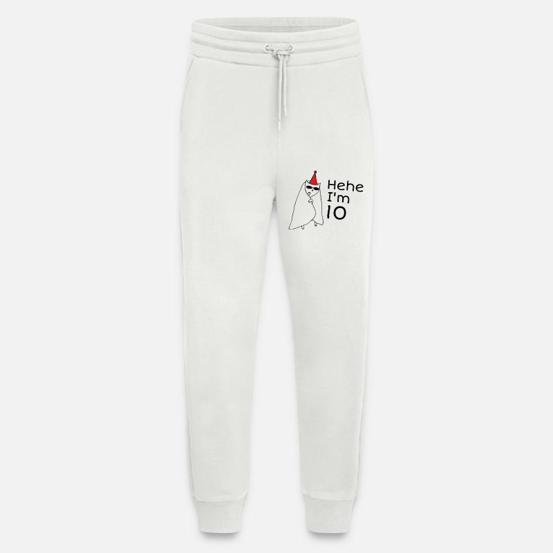 10. Jubiläum – 10. Jubiläumsgeschenk - Jogginghose - made by SPREAD - OFF WHITE