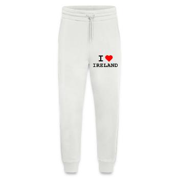 I love Ireland - design with a red heart - Jogging Pants - made by SPREAD  - OFF WHITE - Front