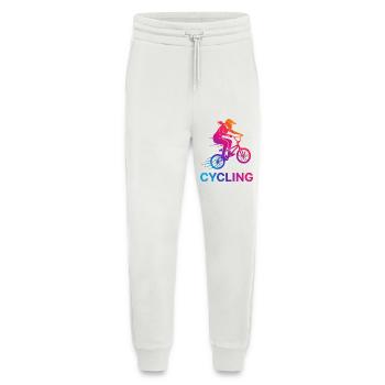 Gradient Cyclist Silhouette - Jogginghose - made by SPREAD - OFF WHITE - Vorne