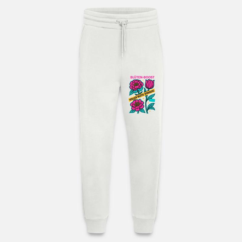 Blüten Boost, Frühlingspower, Blüte voraus - Jogginghose - made by SPREAD - OFF WHITE