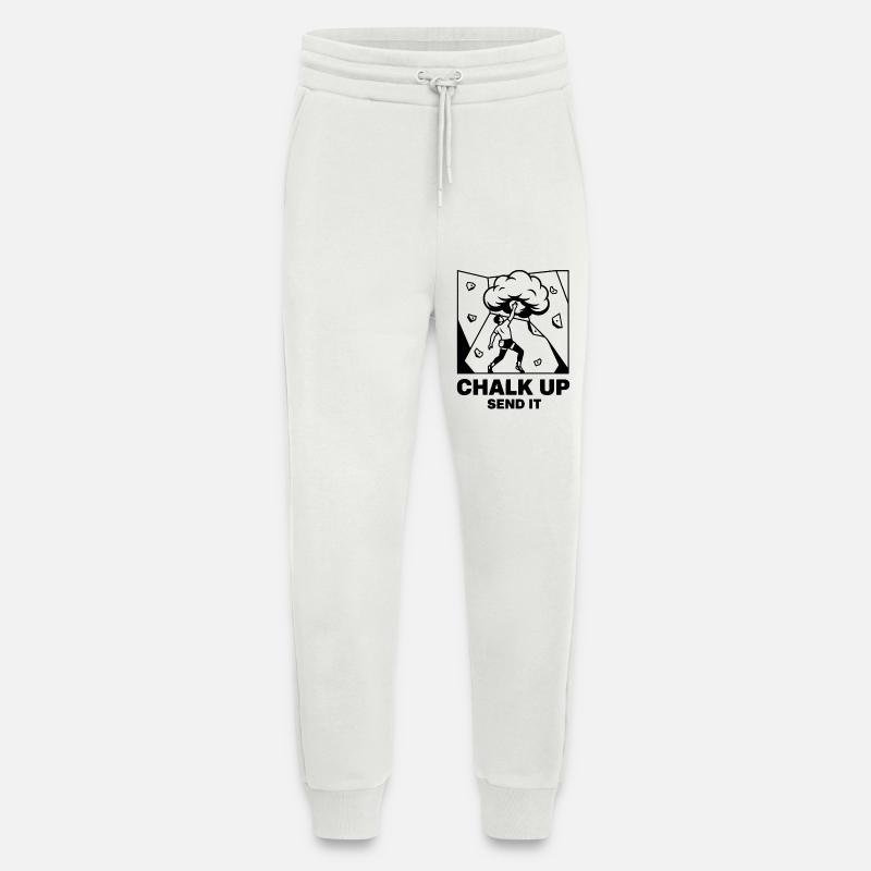 Schreib auf, schick es Kletterspaß - Jogginghose - made by SPREAD - OFF WHITE