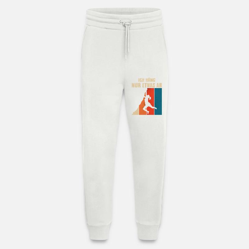 Bouldern Geschenke Klettern Kletterer Boulderer - Jogginghose - made by SPREAD - OFF WHITE