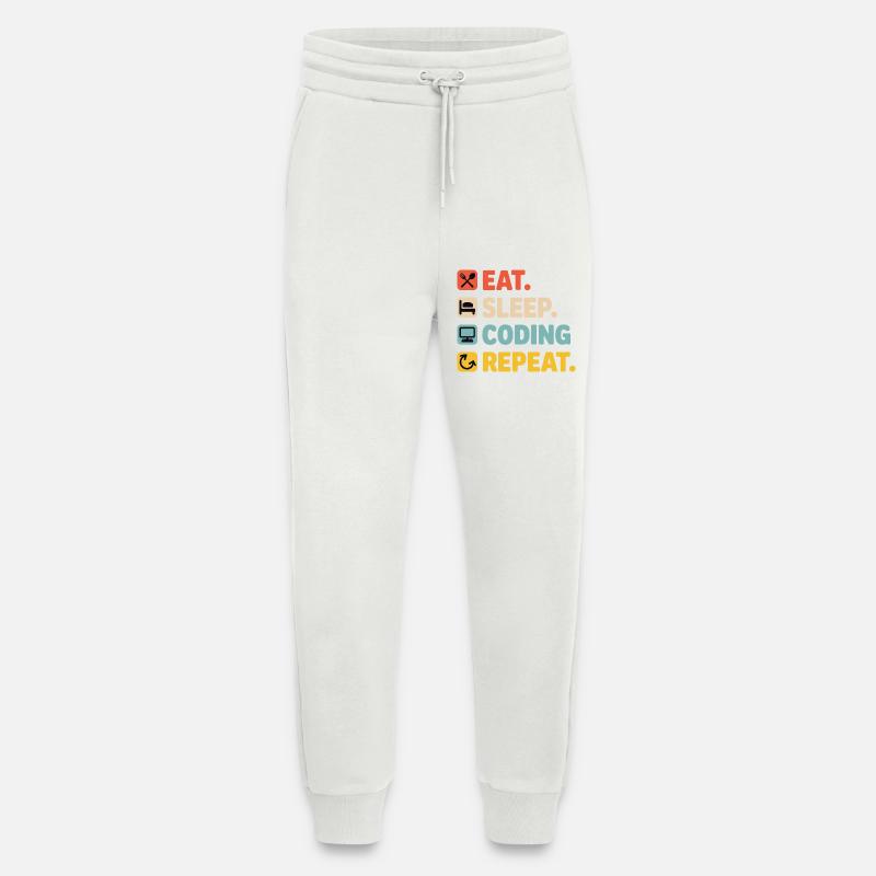 Programmiererleben Humor für Programmierer - Jogginghose - made by SPREAD - OFF WHITE