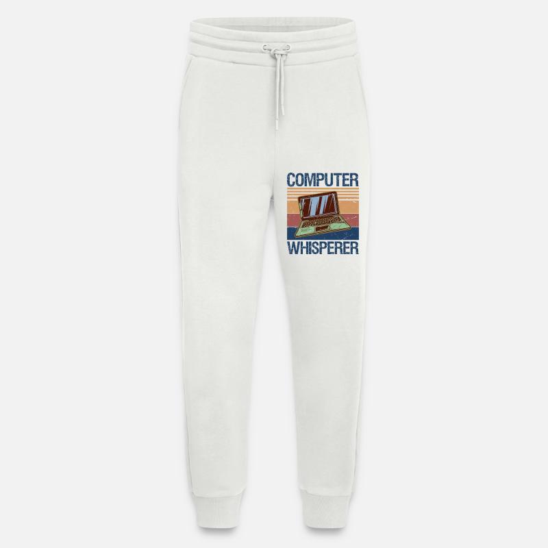 Computer Whisperer Shirt IT Tech Support Nerds - Jogginghose - made by SPREAD - OFF WHITE