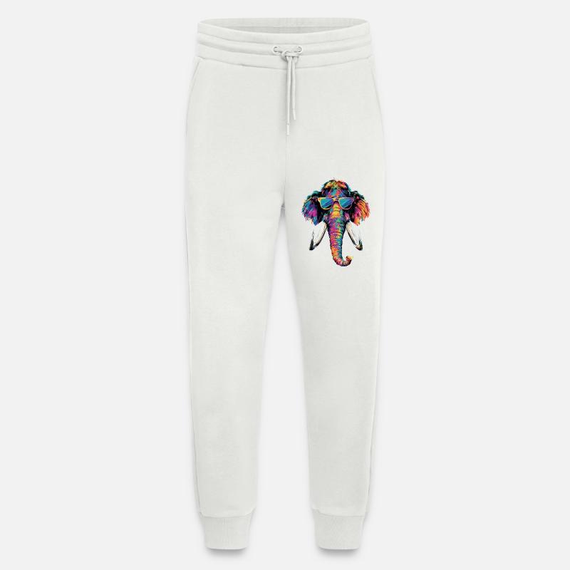 Mammut Wollhaarmammut Eiszeit Mammuts Süßes Mammut - Jogging Pants - made by SPREAD  - OFF WHITE