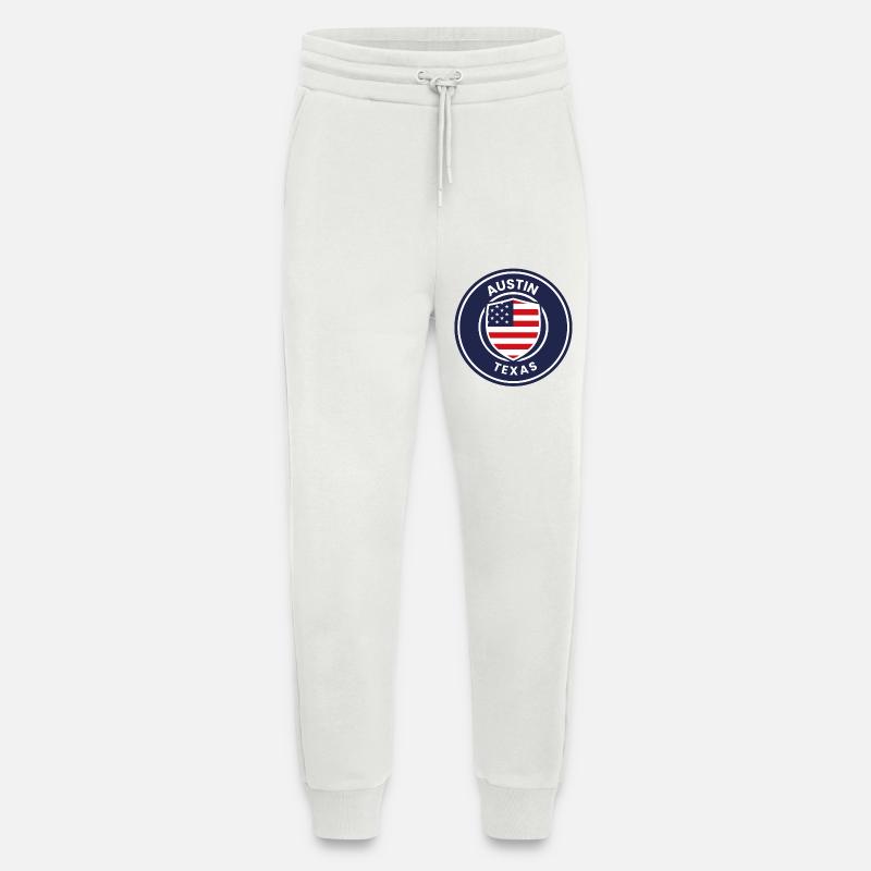 Austin Texas Shield Emblem - Jogginghose - made by SPREAD - OFF WHITE