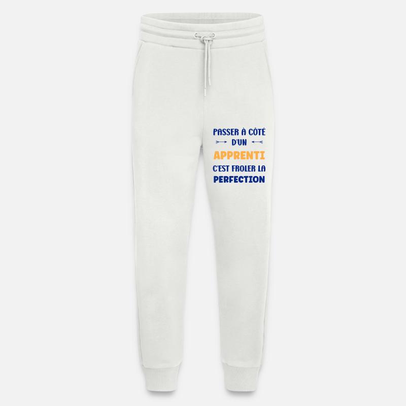 Missing out on an apprentice — perfection - Jogging Pants - made by SPREAD  - OFF WHITE