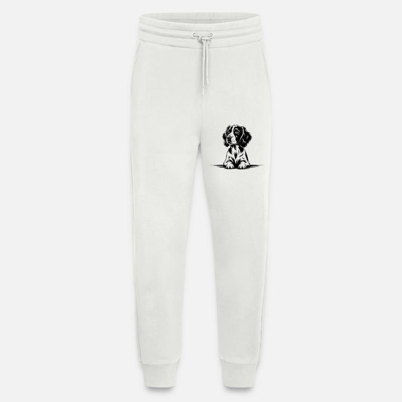 Cocker Spaniel - Jogging Pants - made by SPREAD  - OFF WHITE