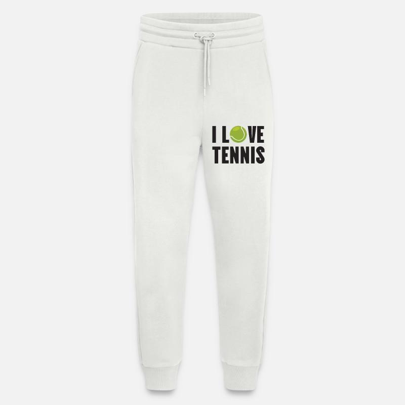 Ich liebe Tennis - Jogginghose - made by SPREAD - OFF WHITE