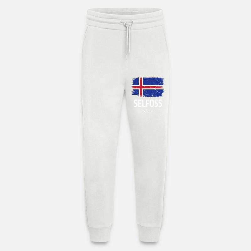 selfoss - Jogging Pants - made by SPREAD  - OFF WHITE