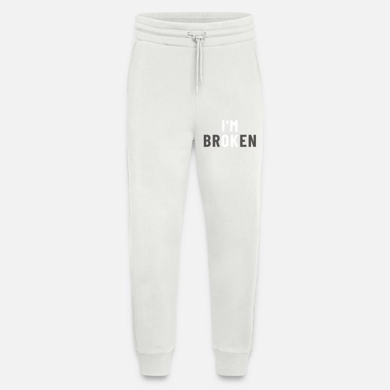 I am Broken I'm OK - Jogginghose - made by SPREAD - OFF WHITE