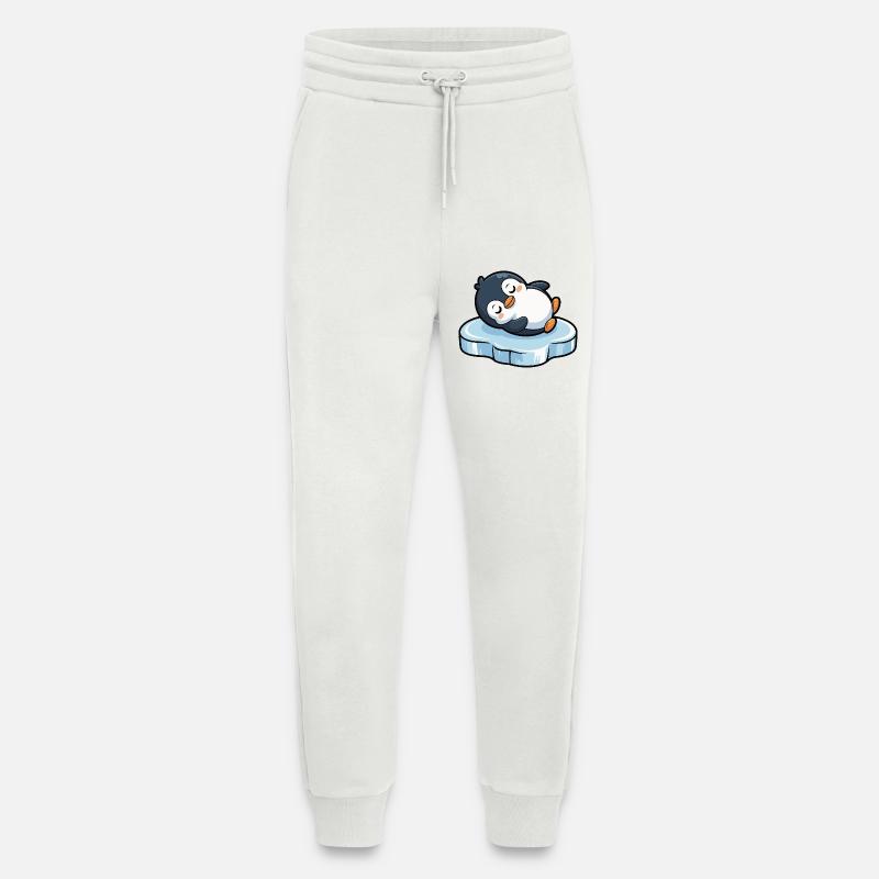 Schlafender Pinguin auf Eis - Jogginghose - made by SPREAD - OFF WHITE
