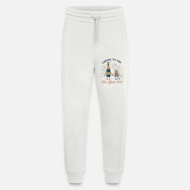 Prost auf die Silvesterfeier 2026! - Jogginghose - made by SPREAD - OFF WHITE