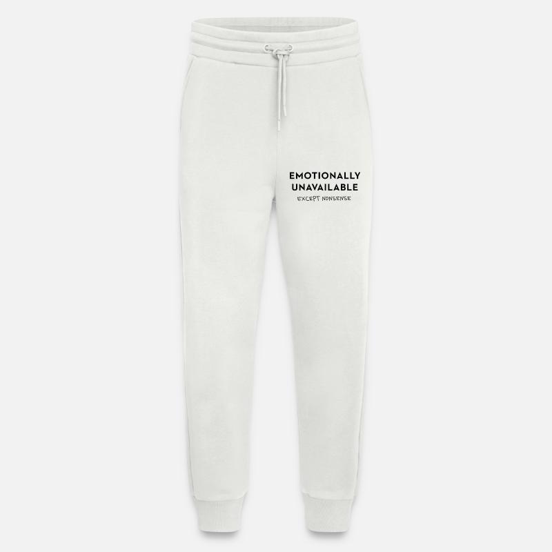 Exception : Faute de frappe absurde - Pantalon de jogging bio décontracté fabriqué en UE - OFF WHITE