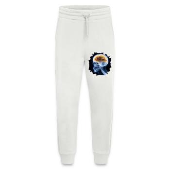 L’autre jour à la radiographie - tout va bien - Pantalon de jogging bio décontracté fabriqué en UE - OFF WHITE - Devant
