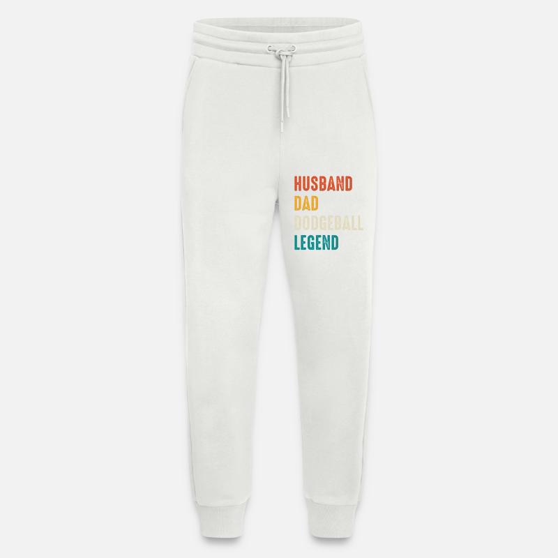 Dodgeball Legende: Ehemann Papa - Jogginghose - made by SPREAD - OFF WHITE
