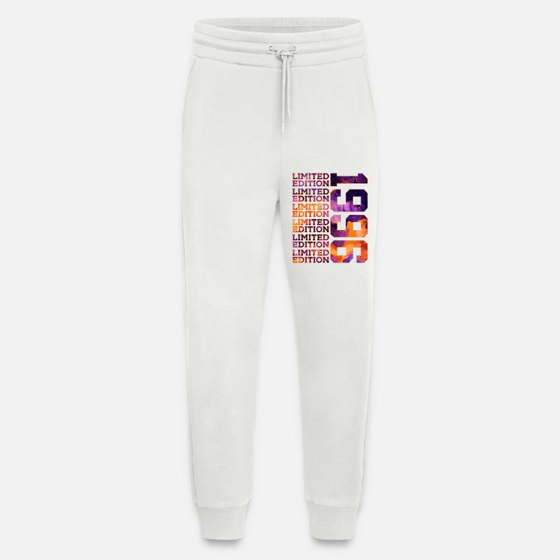 30E ÉDITION LIMITÉE ANNIVERSAIRE 1996 - Pantalon de jogging bio décontracté fabriqué en UE - OFF WHITE