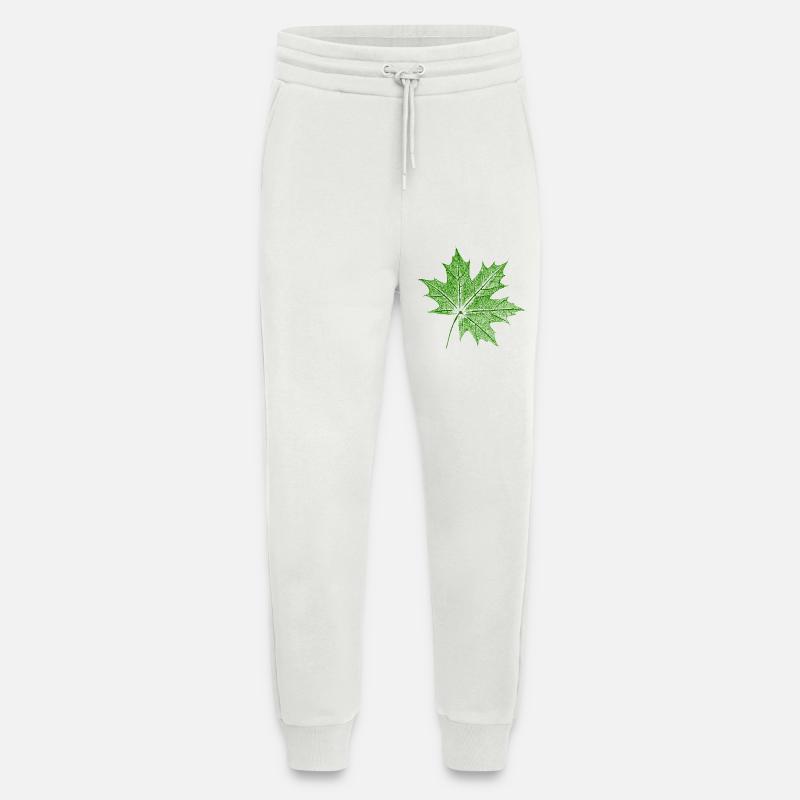 Leaf Maple / Maple Leaf - Jogging Pants - made by SPREAD  - OFF WHITE