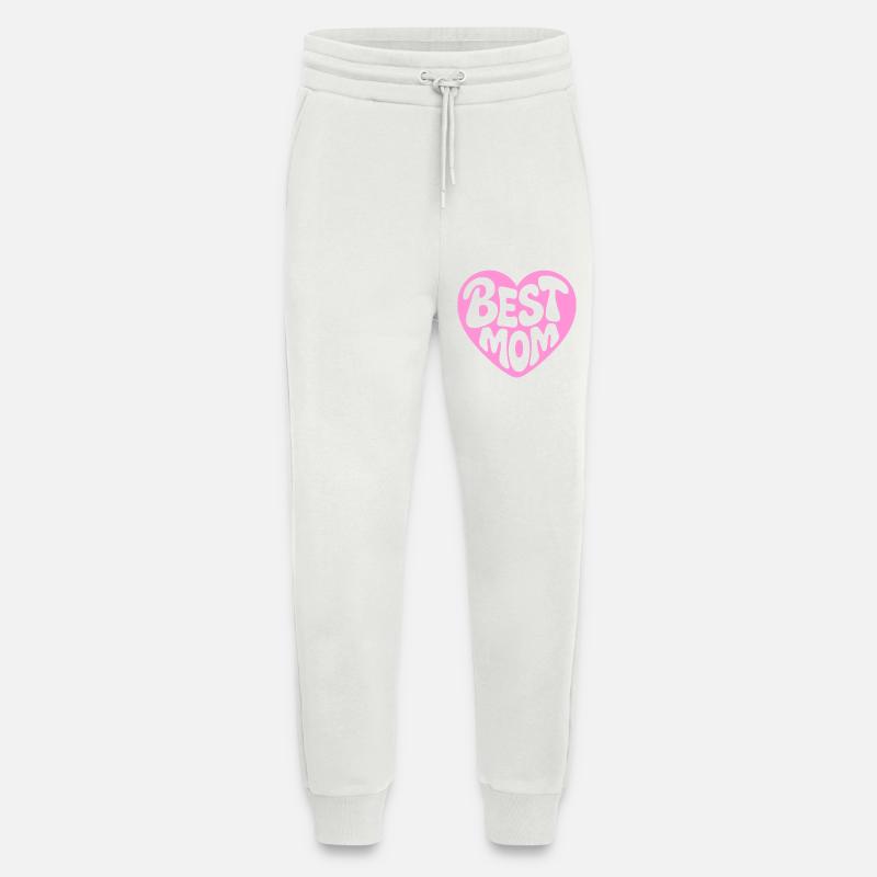 Beste Mama Herzdesign - Jogginghose - made by SPREAD - OFF WHITE
