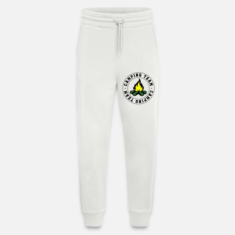 Camping Team Lagerfeuer - Jogginghose - made by SPREAD - OFF WHITE