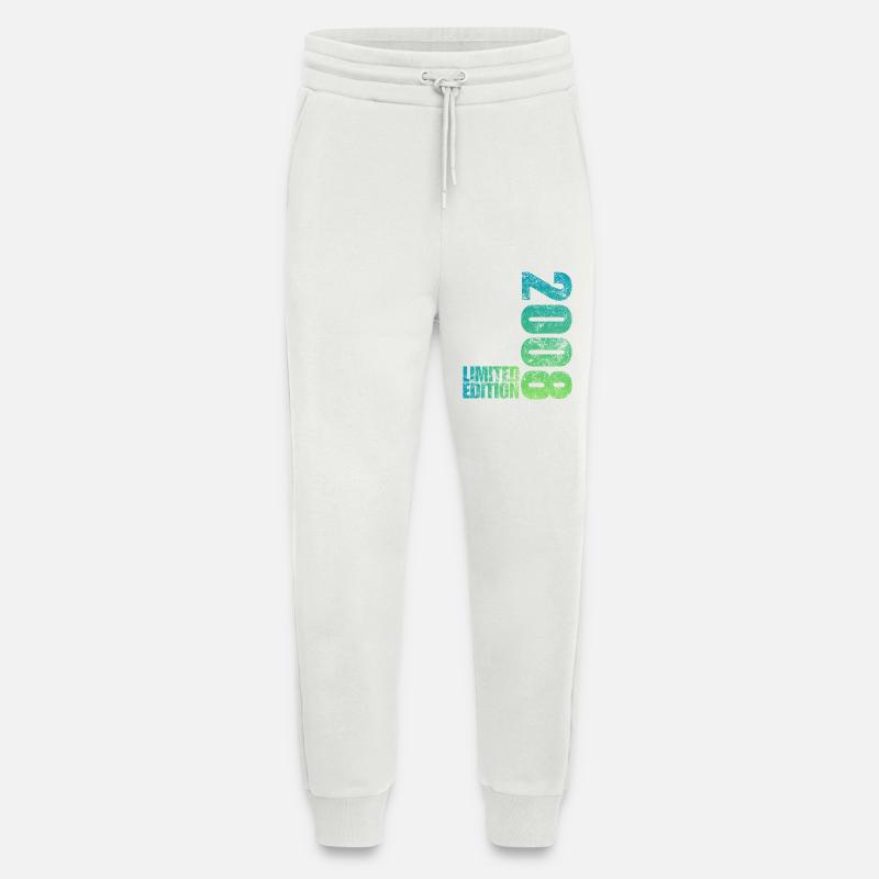 Limited Edition 2008 18. Geburtstag Geschenk - Jogginghose - made by SPREAD - OFF WHITE