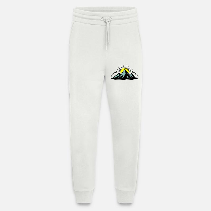 Mountains Clouds Peaks - Jogging Pants - made by SPREAD  - OFF WHITE