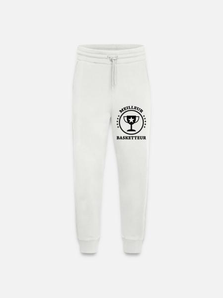Best Basketball Player - Jogging Pants - made by SPREAD  - OFF WHITE