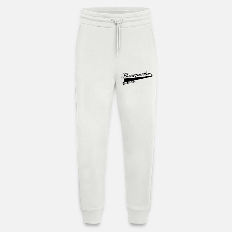 Schwiegervater 2026, bester Schwiegervati ever - Jogginghose - made by SPREAD - OFF WHITE
