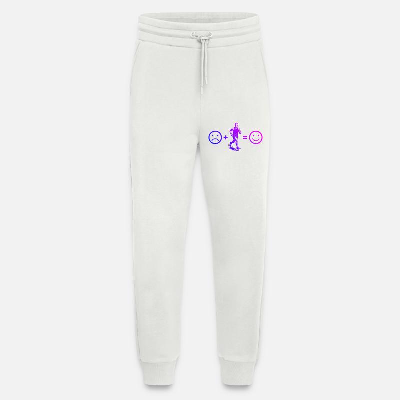 Conception de course pleine de caractère - Pantalon de jogging bio décontracté fabriqué en UE - OFF WHITE