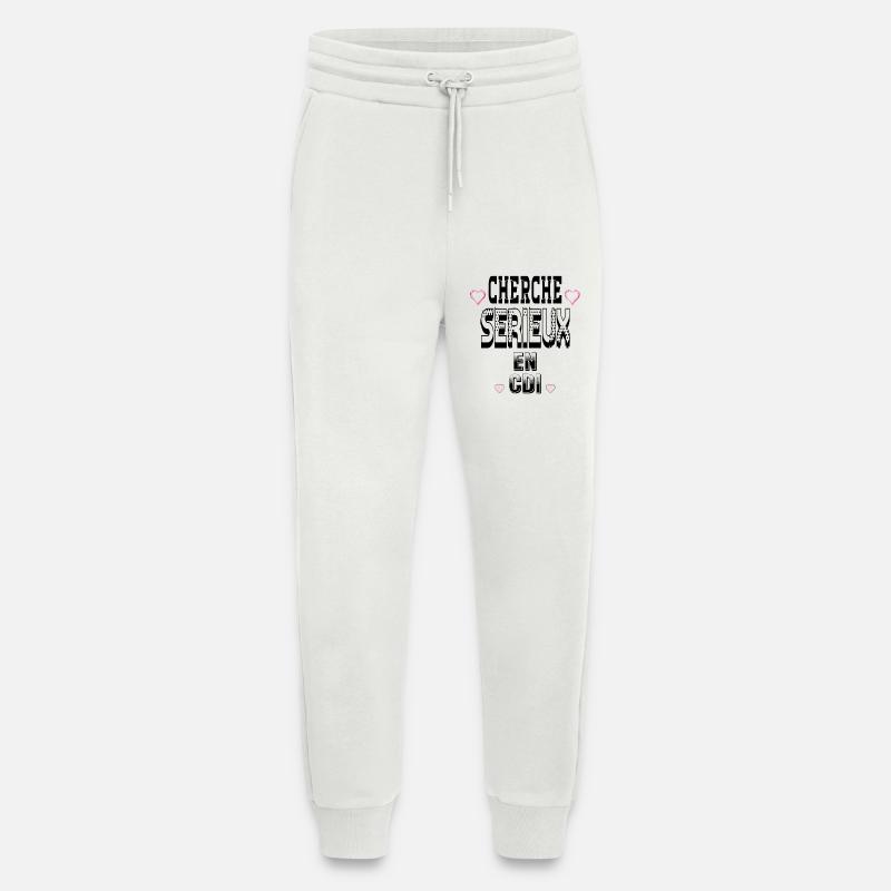 Suche nach einem ernsthaften unbefristeten Vertrag - Jogginghose - made by SPREAD - OFF WHITE