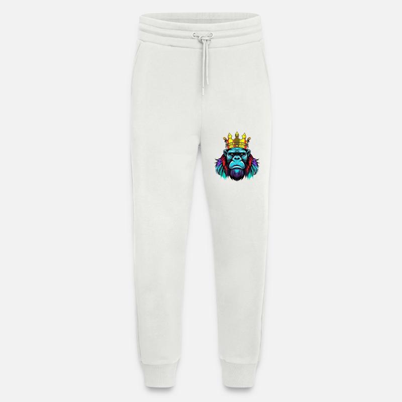 Gorilla Neon Krone - Jogginghose - made by SPREAD - OFF WHITE