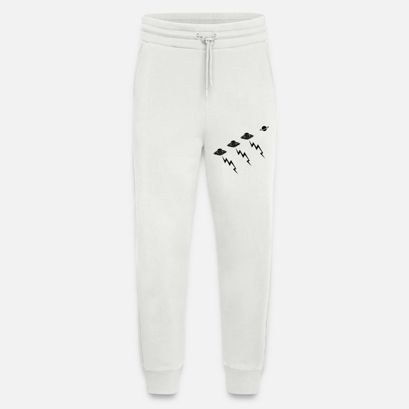 UFO Flotte Invasion Blitz Angriff - Jogginghose - made by SPREAD - OFF WHITE