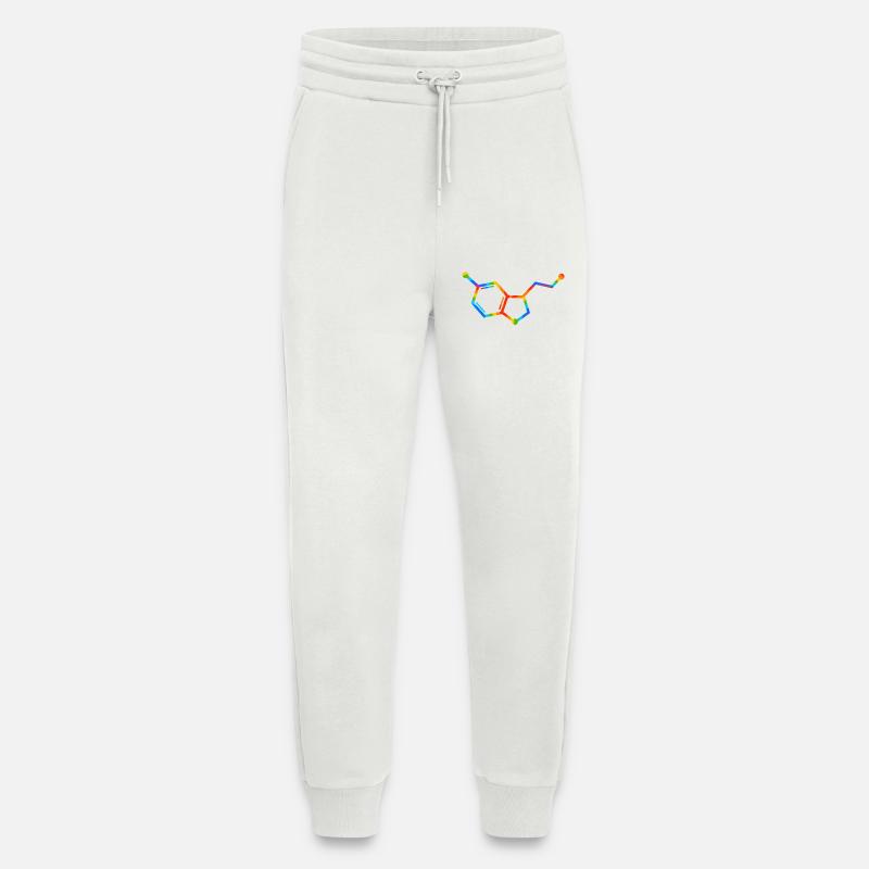 Rainbow Molecule Geometry - seratonin - Jogging Pants - made by SPREAD  - OFF WHITE