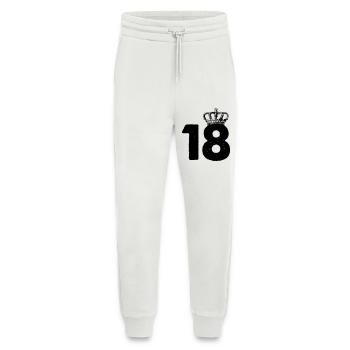 18 couronnes - Pantalon de jogging bio décontracté fabriqué en UE - OFF WHITE - Devant