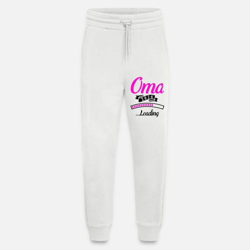 Grandma 2026 Loading - Jogging Pants - made by SPREAD  - OFF WHITE