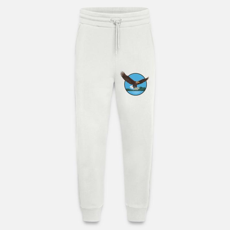 White-tailed eagle eagle - Jogging Pants - made by SPREAD  - OFF WHITE