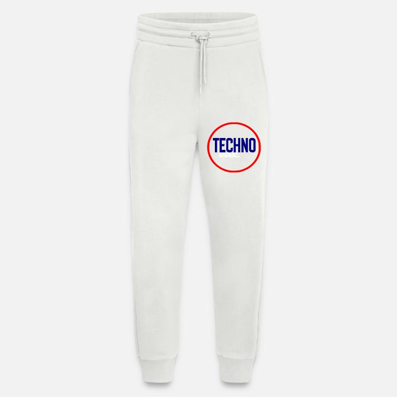 Techno Pulse Circle Logo - Jogginghose - made by SPREAD - OFF WHITE