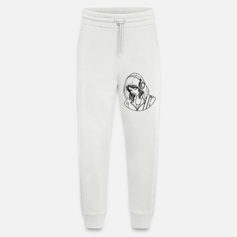Frau Liebe Musik - Jogginghose - made by SPREAD - OFF WHITE