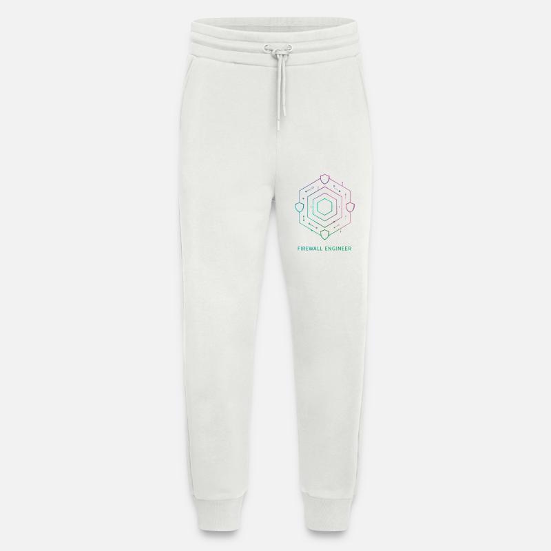 Firewall Engineer - Cybersecurity - Jogging Pants - made by SPREAD  - OFF WHITE
