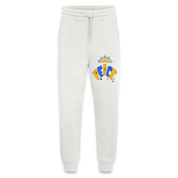 Peace - Jogging Pants - made by SPREAD  - OFF WHITE - Front