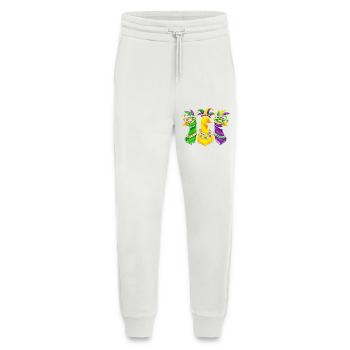 Carnival trio of masked birds - Jogging Pants - made by SPREAD  - OFF WHITE - Front