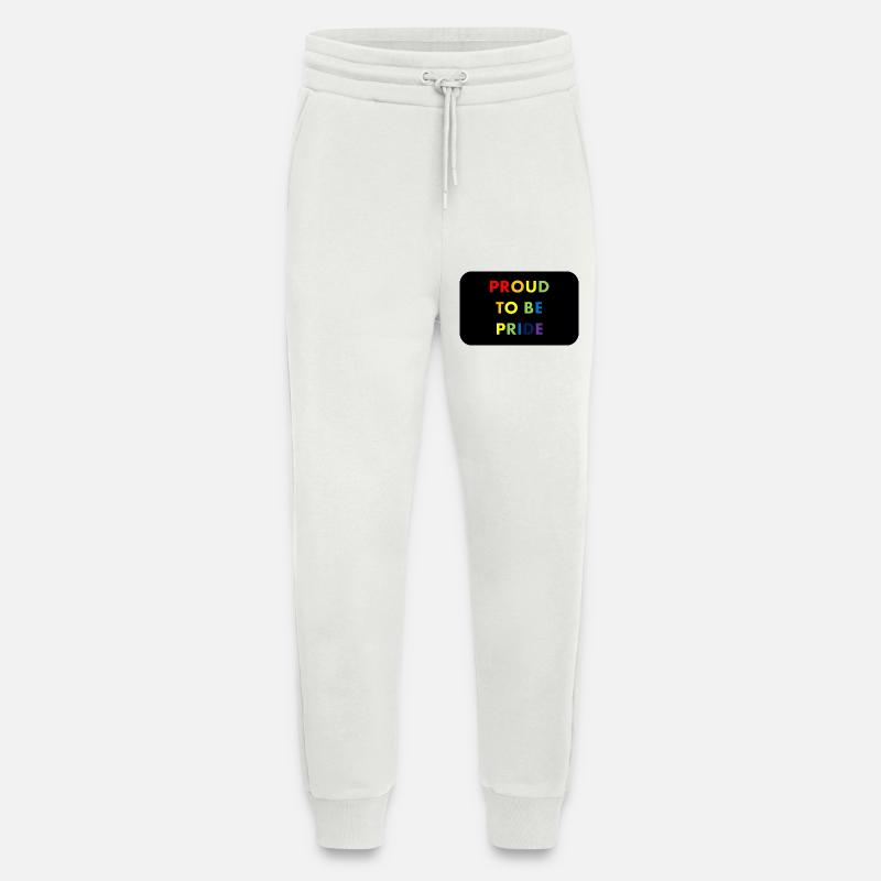 Proud to Be Pride Regenbogen - Jogginghose - made by SPREAD - OFF WHITE