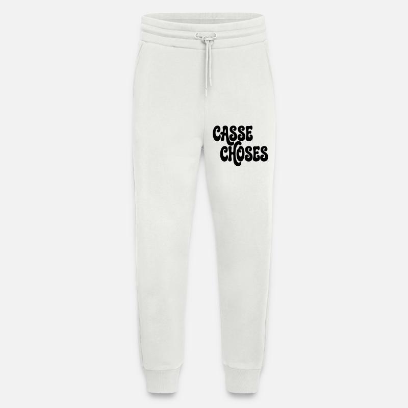 Schrottplatztypografie Retro-Humor - Jogginghose - made by SPREAD - OFF WHITE