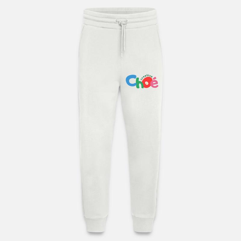 Choe Creative Text - Jogging Pants - made by SPREAD  - OFF WHITE